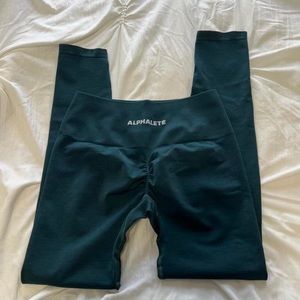 Alphalete amplify teal leggings